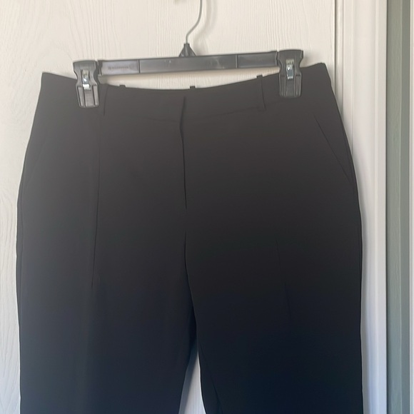 MNG by Mango NWOT Trouser Black Pants Clasp Closure Size 4 - Picture 5 of 9